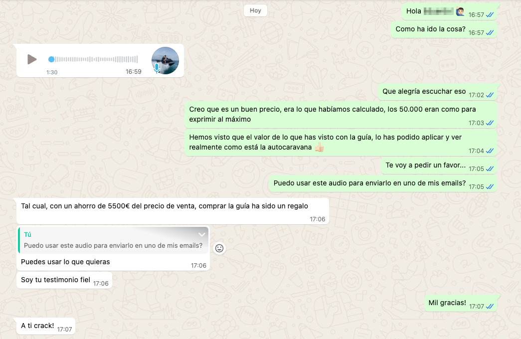 Captura real de WhatsApp