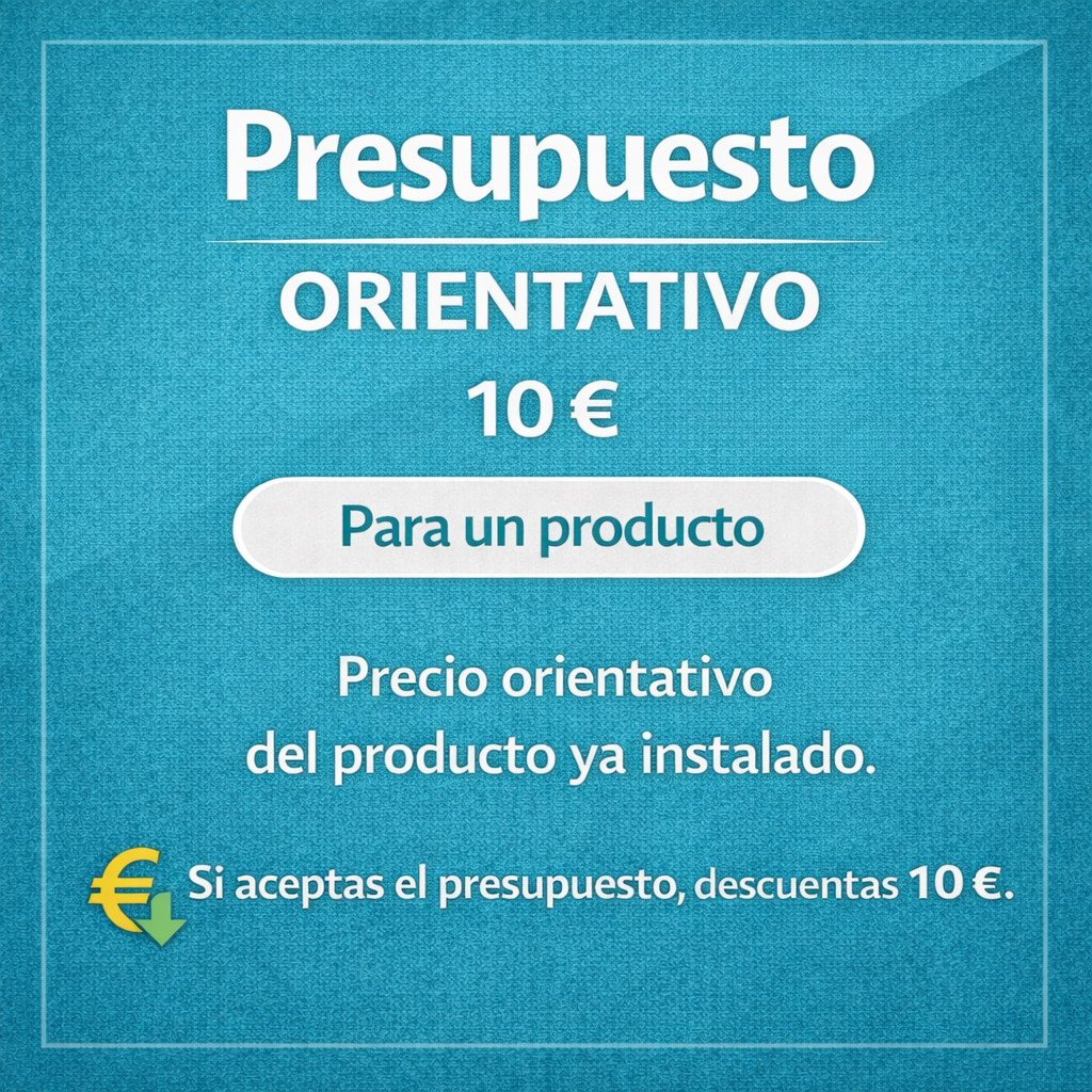 Presupuesto orientativo para autocaravana